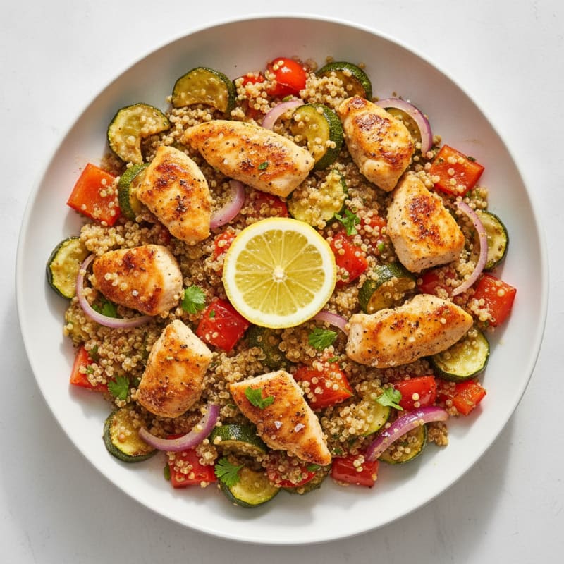 Roasted Vegetable and Quinoa Salad