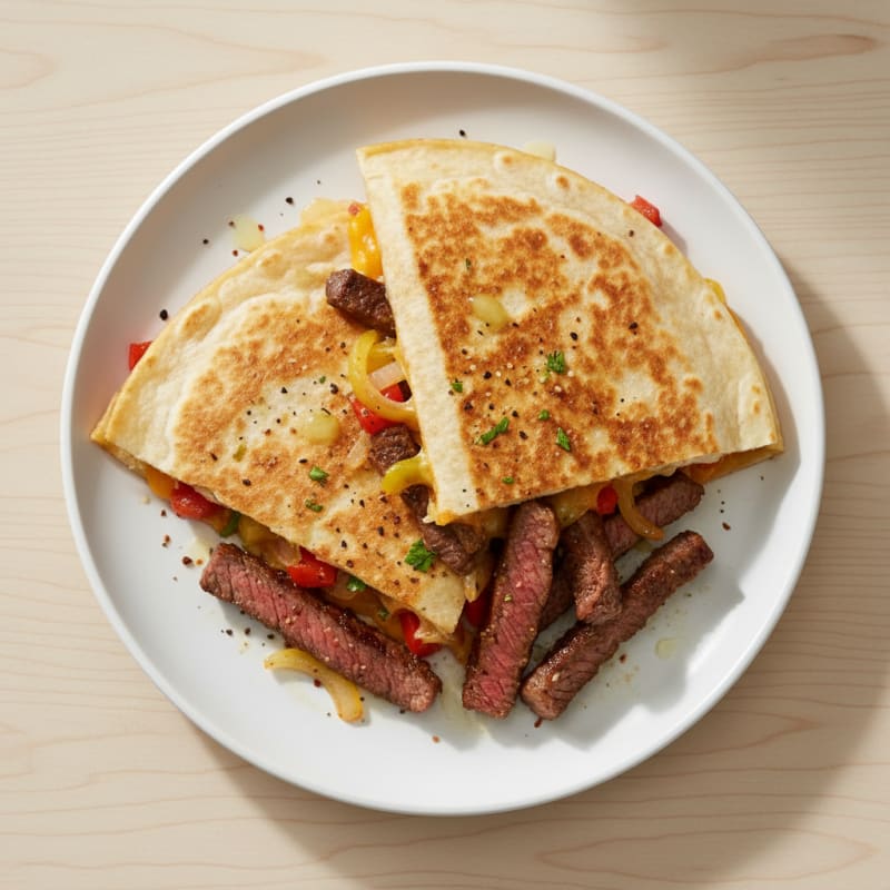 Crispy Chili-Lime Steak Quesadillas