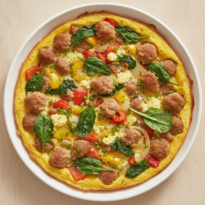 Turkey Sausage and Egg Breakfast Skillet
