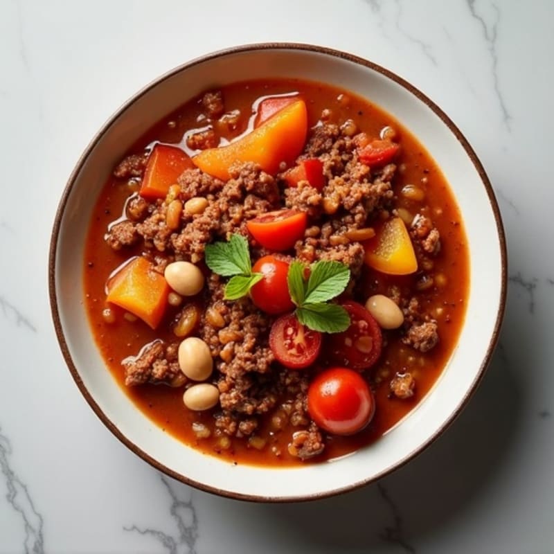 Hearty Lean Beef and Bean Chili