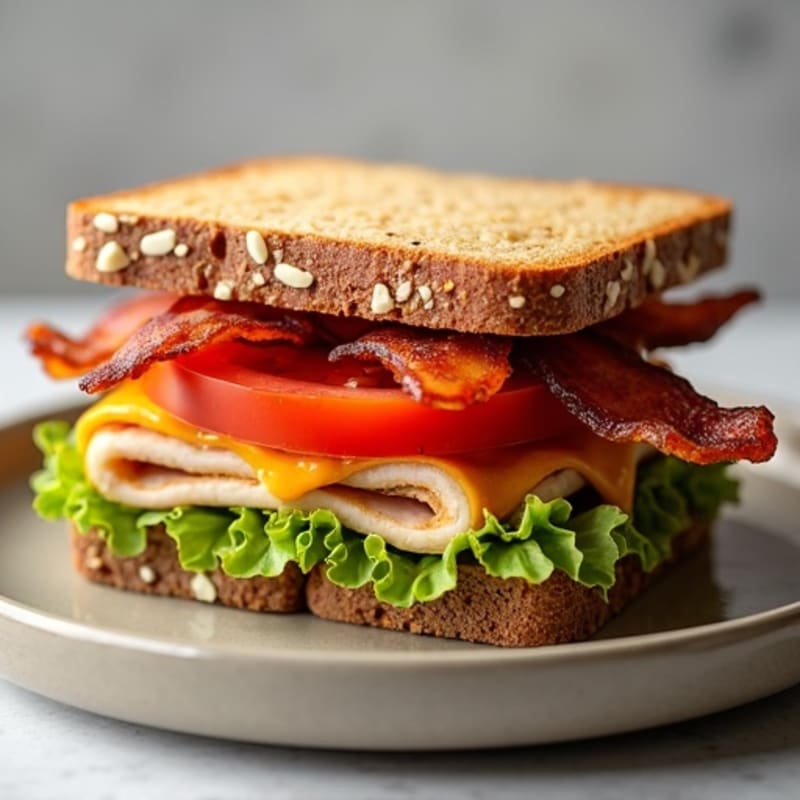 Loaded Turkey Bacon, Fresh Tomato, and Crisp Lettuce Whole Grain Sandwich