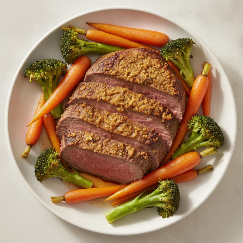Garlic Herb Roasted Beef
