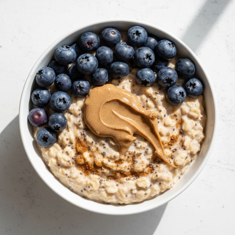 Creamy Almond Berry Overnight Oats