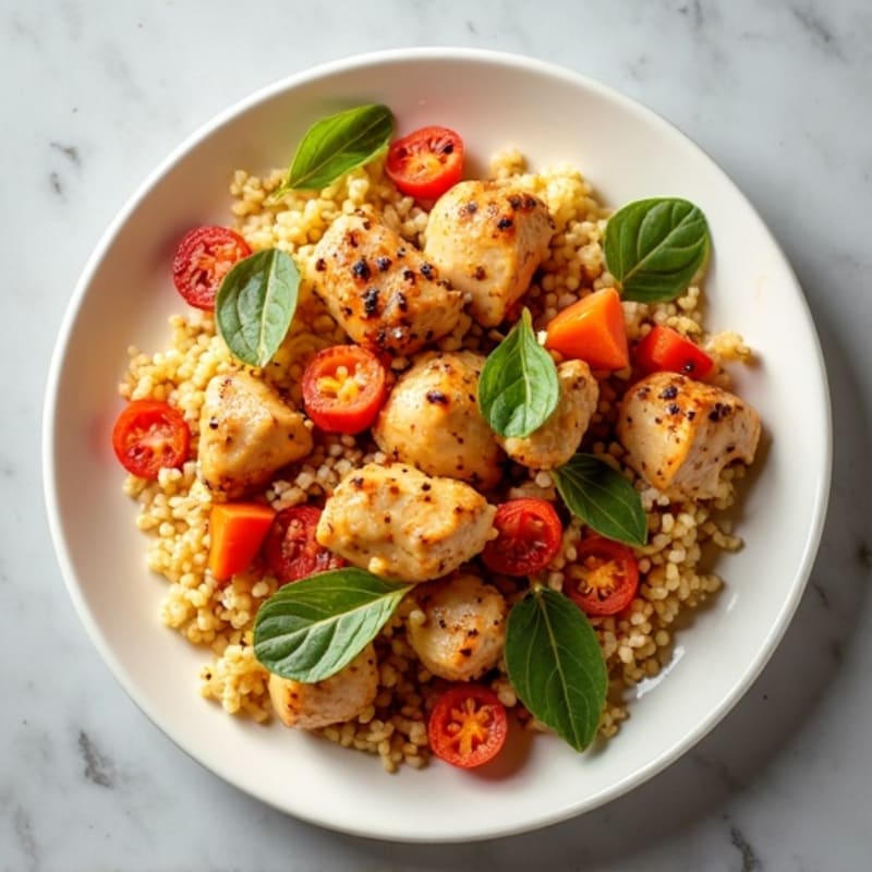 Cauliflower Rice Chicken Stir-Fry