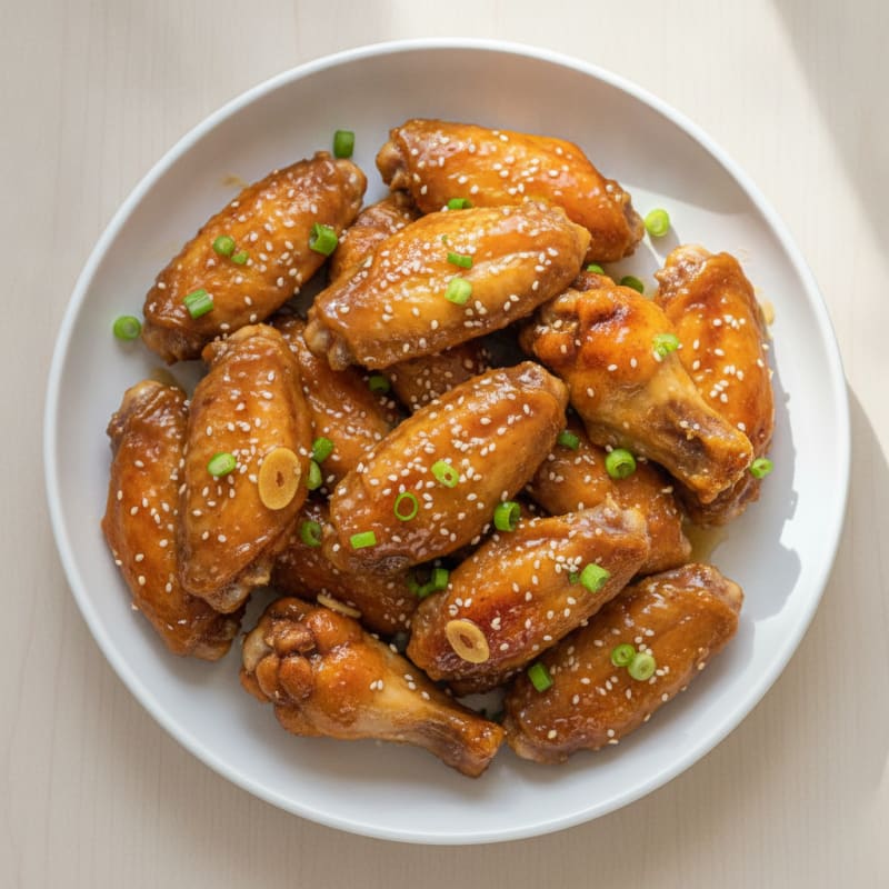 Honey-Garlic Glazed Chicken Wings