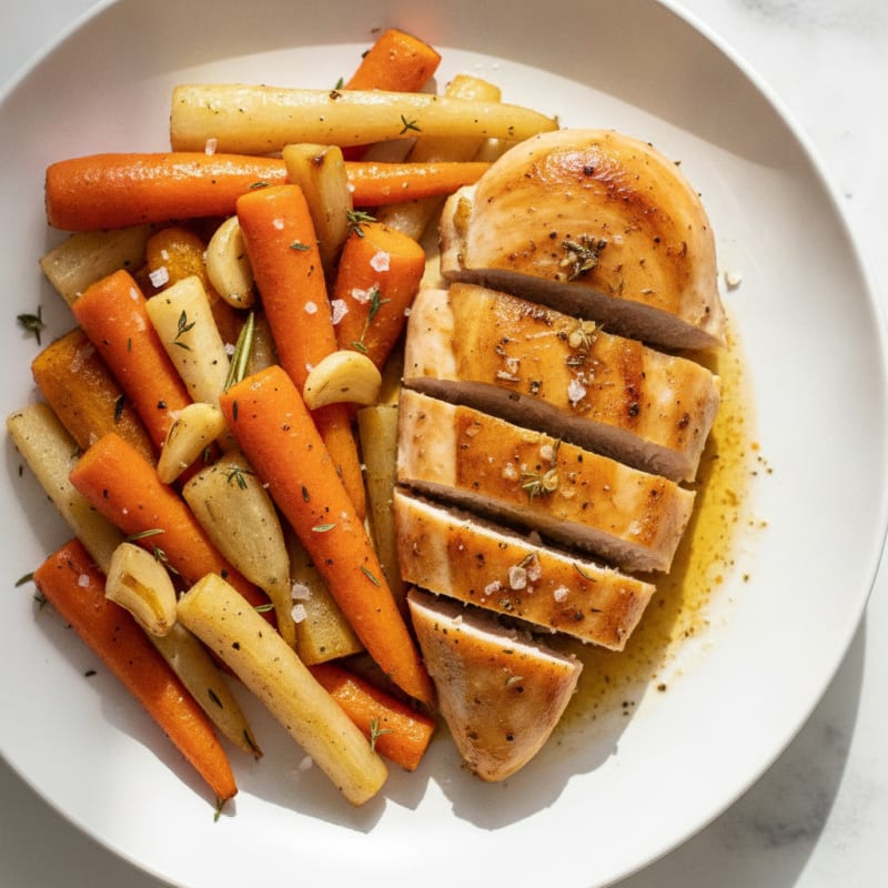 Herb-Roasted Chicken with Root Vegetables