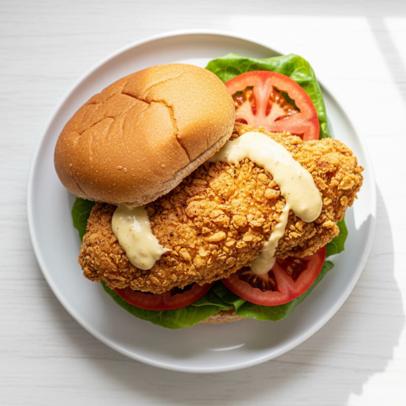 Crispy Buttermilk Fried Chicken Sandwich