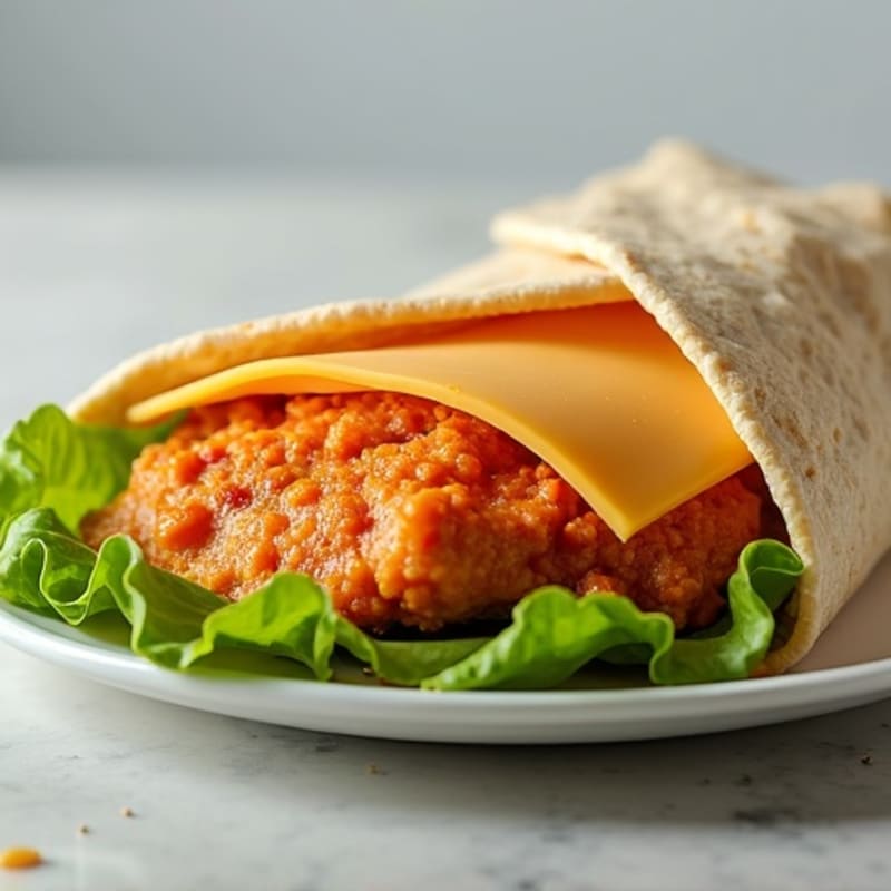 Crispy Buffalo Ranch Chicken Wrap