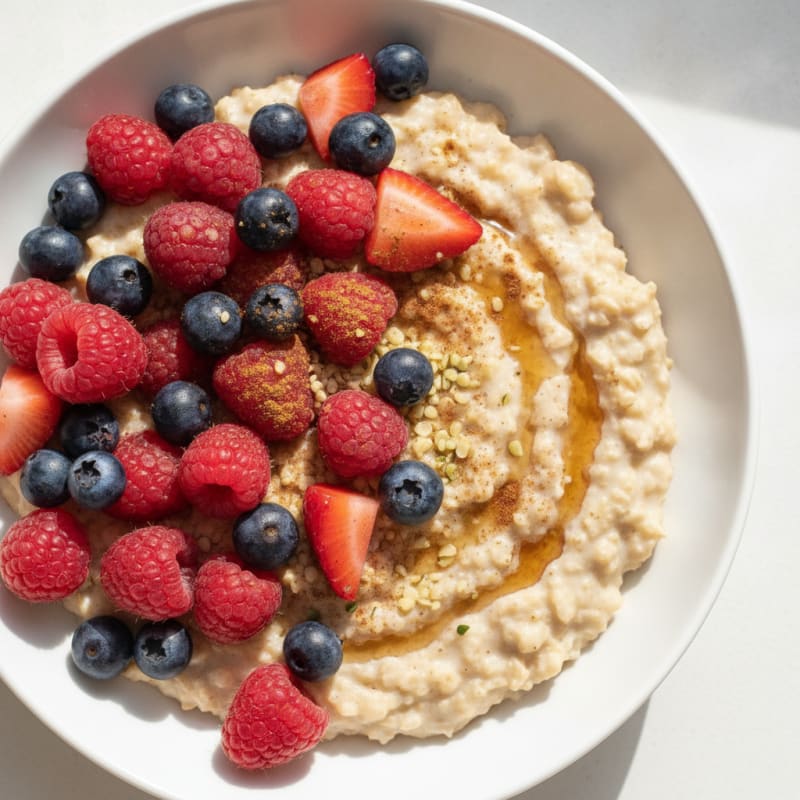 Creamy Berry Breakfast Porridge