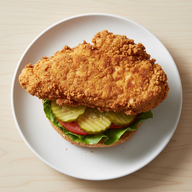 Buttermilk Fried Chicken Sandwich with Pickles
