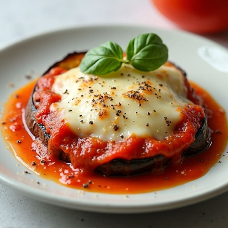 Crispy Baked Eggplant Parmesan
