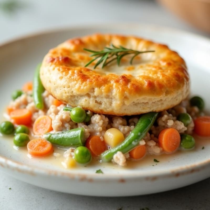 Healthy Creamy Turkey Pot Pie