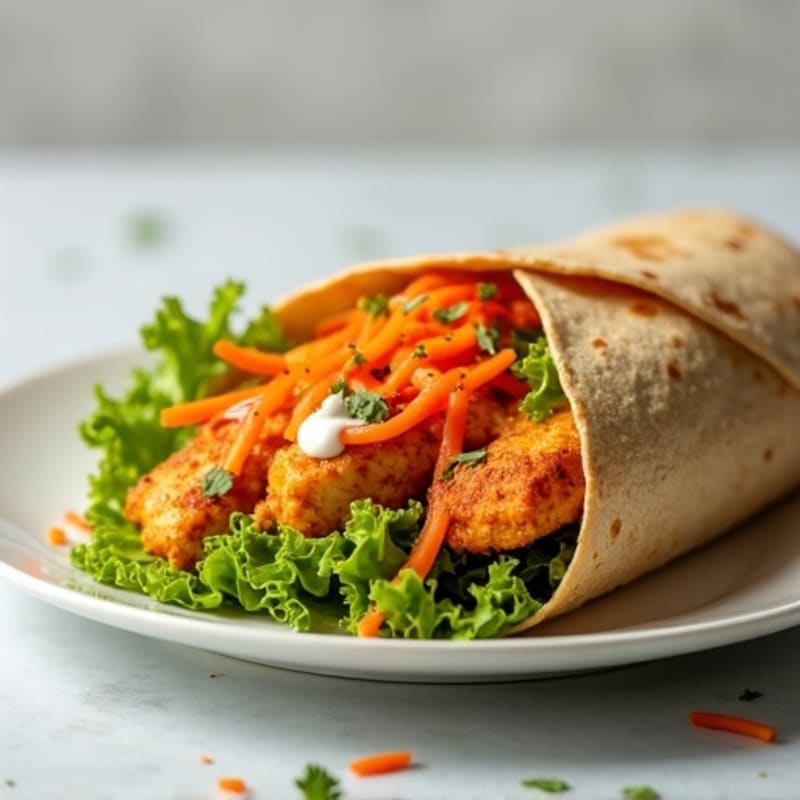 Crispy Buffalo Chicken Ranch Wrap