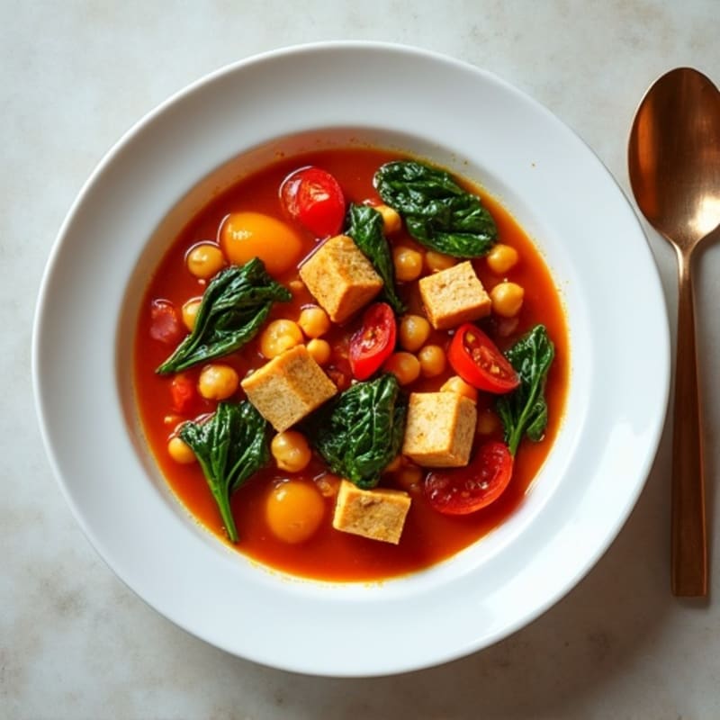 Hearty Spiced Chickpea and Tomato Stew