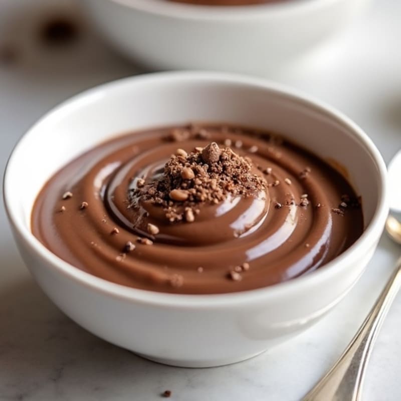 Silky Chocolate Protein Pudding with Greek Yogurt