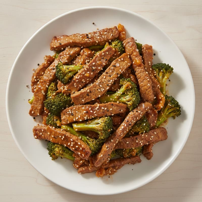 Sesame Beef and Broccoli Stir-Fry