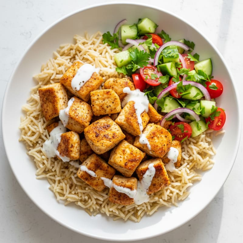 Chicken Shawarma Rice Bowl