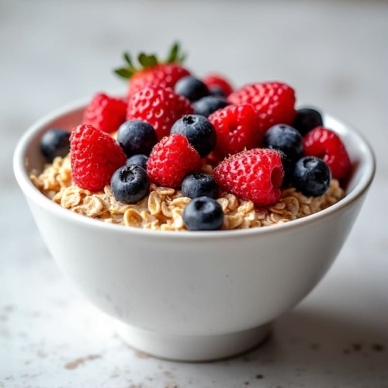 Protein-Packed Berry Oatmeal Bowl