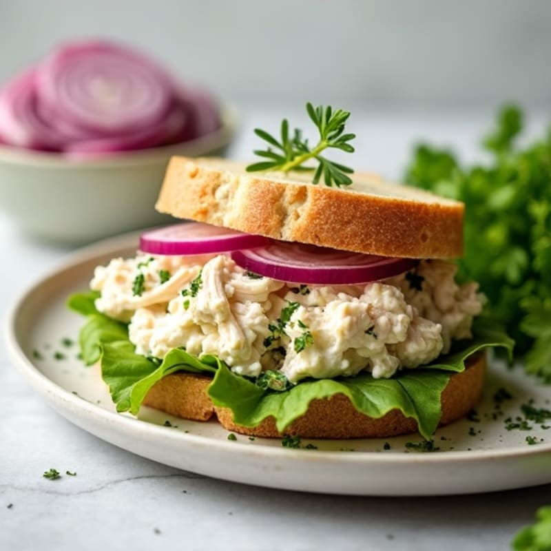 Fresh Herb Chicken Salad Sandwich