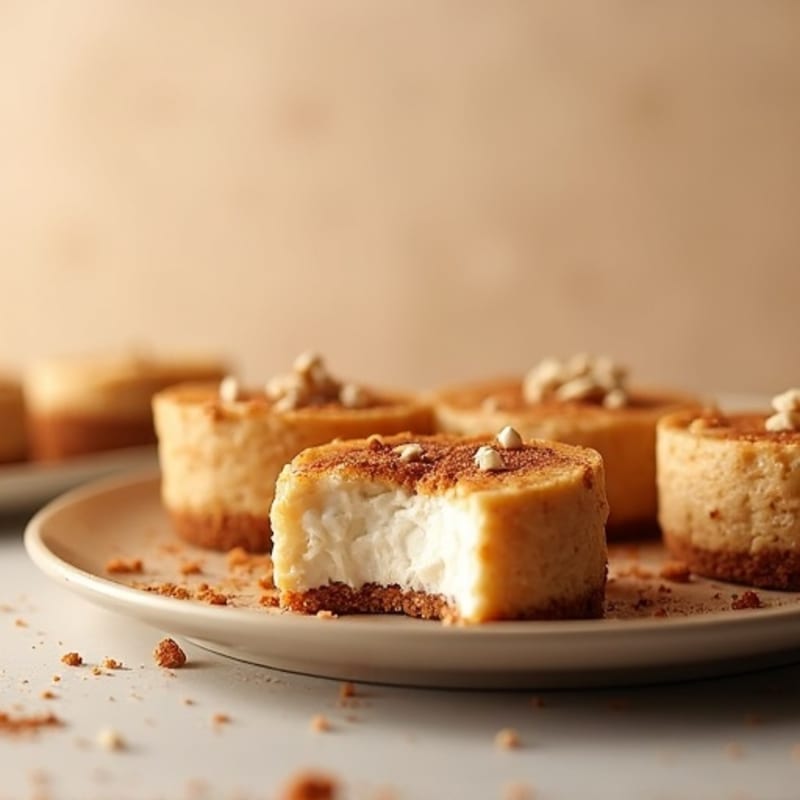 Crispy Cinnamon Tortilla Cheesecake Bites