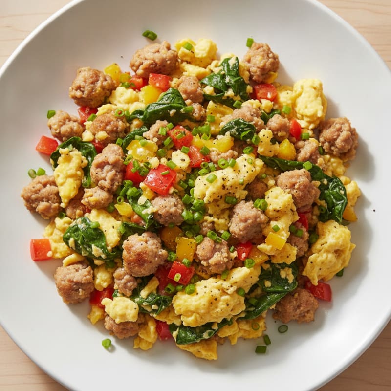 Hearty Sausage and Egg Scramble