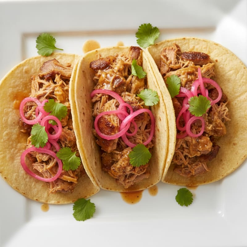Slow Cooker Pork Carnitas Tacos
