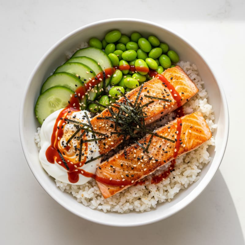 Salmon Sushi Rice Bowl