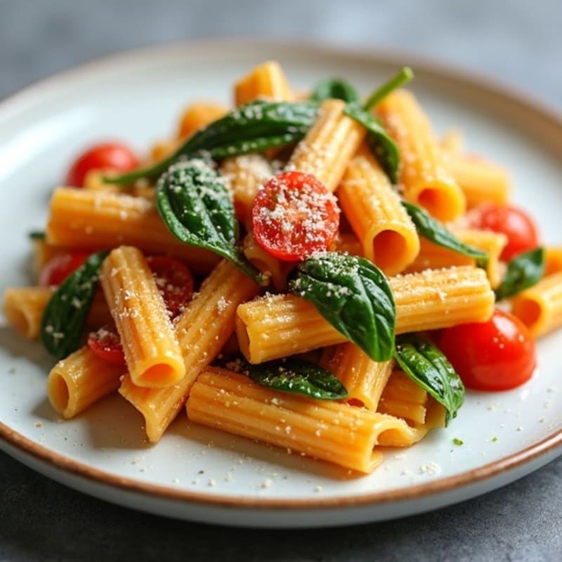 Creamy Baked Vegan High Protein Pasta