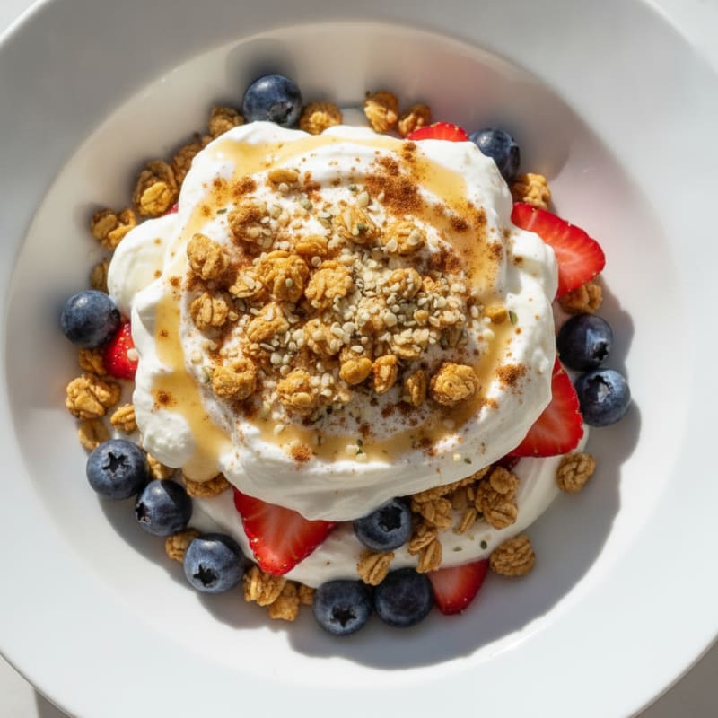 Creamy Skim Milk Yogurt Parfait