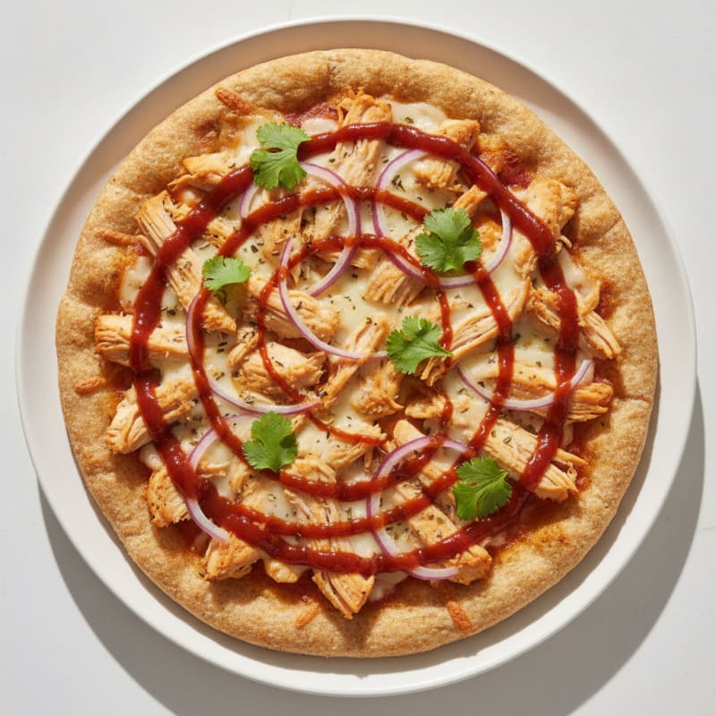 High-Protein BBQ Chicken Pizza
