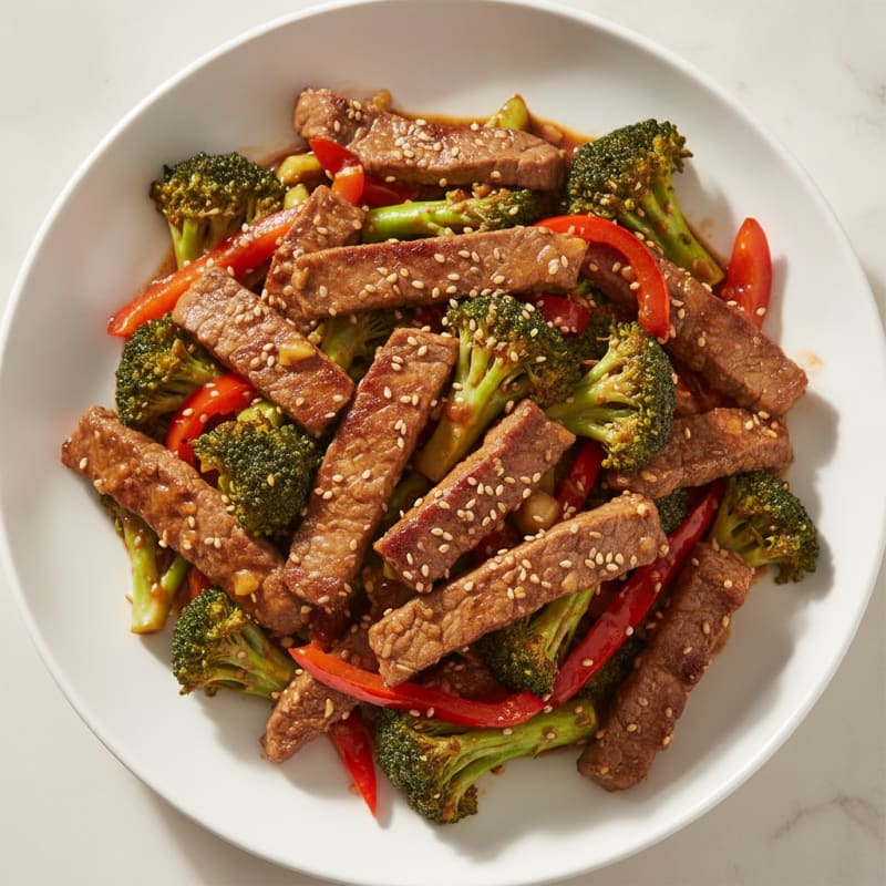 Sesame Beef and Broccoli Stir-Fry