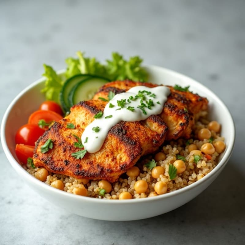 Herb-Spiced Chicken Shawarma Bowl