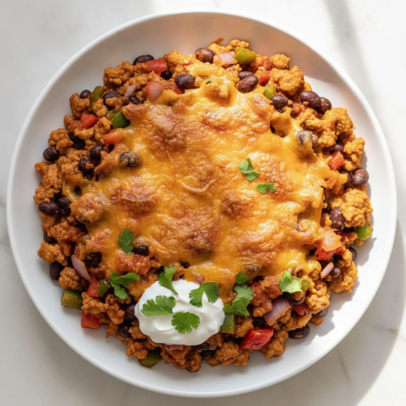 Turkey Taco Casserole Bake