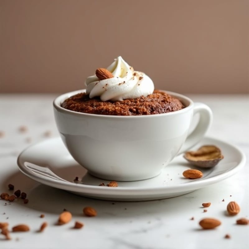 Healthy Chocolate Protein Mug Cake