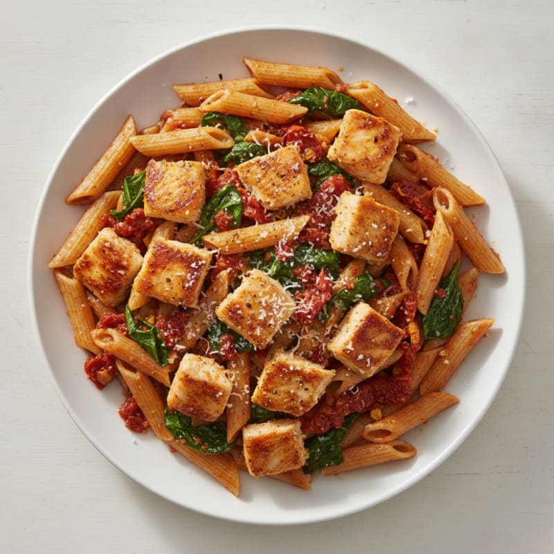Sun-Dried Tomato Pesto Chicken Penne