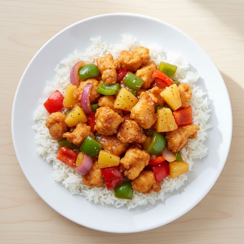 Crispy Sweet and Sour Chicken Stir-Fry