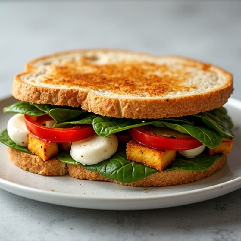 Crispy Roasted Vegetable Panini