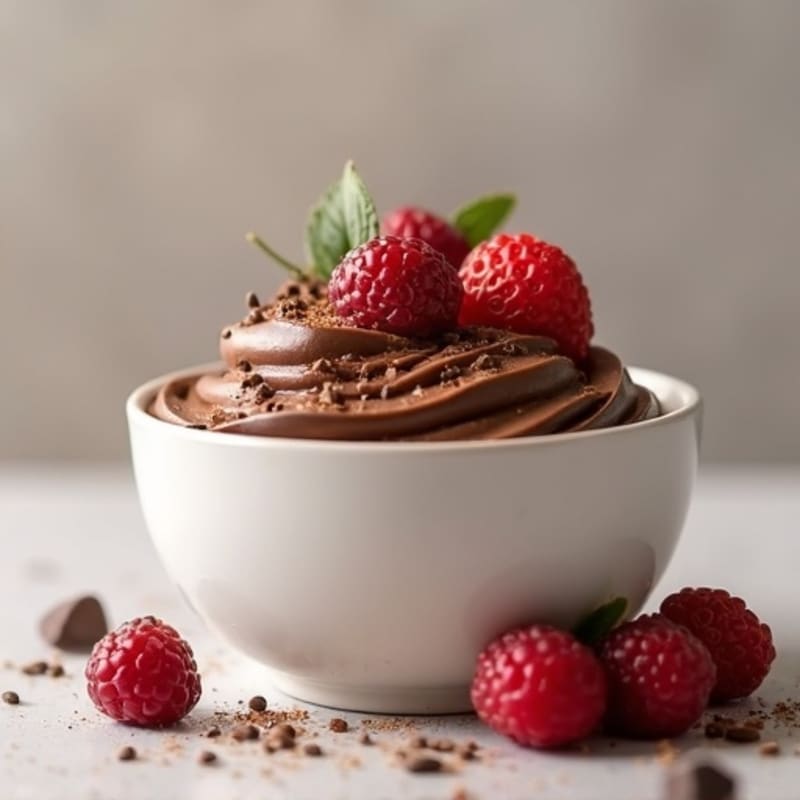 Silky Chocolate Protein Pudding with Greek Yogurt