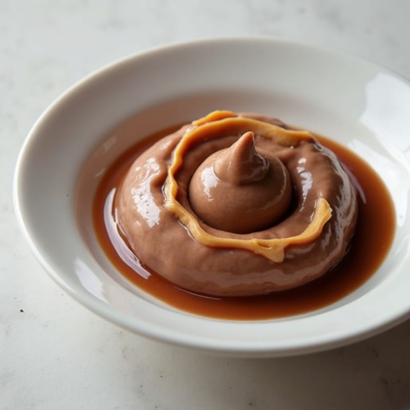 Silky Chocolate Protein Pudding with Almond Butter Swirl