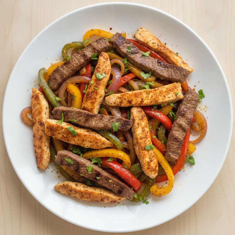 Chicken and Steak Fajita Platter