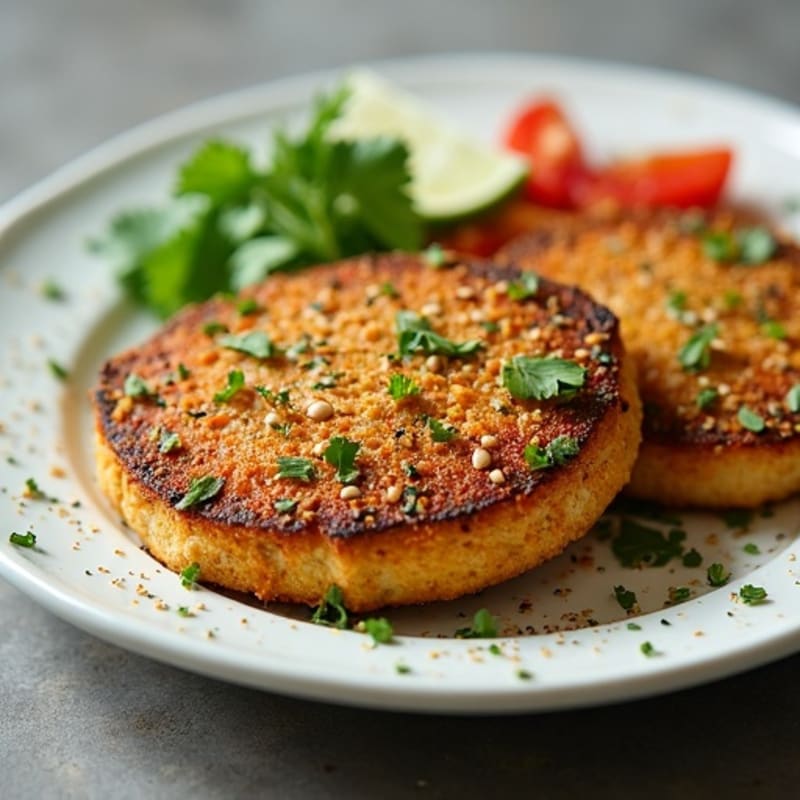 Herb-Crusted Pan-Seared Tofu Steaks