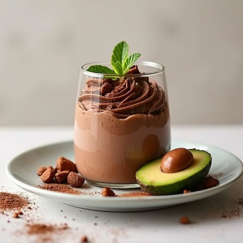 Silky Chocolate Protein Mousse with Greek Yogurt