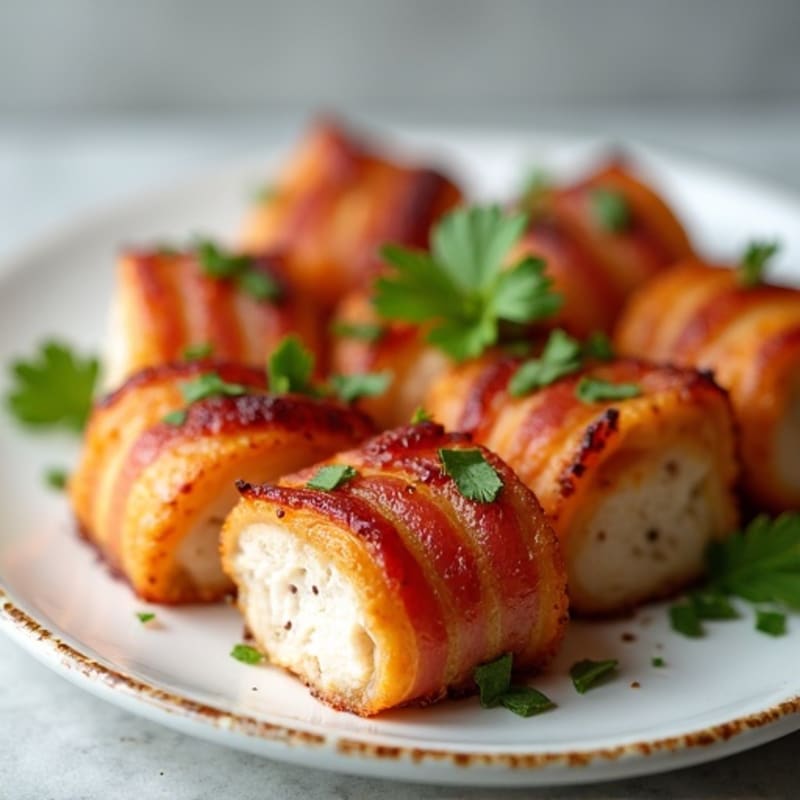 Crispy Bacon-Wrapped Chicken and Jalapeño Bites