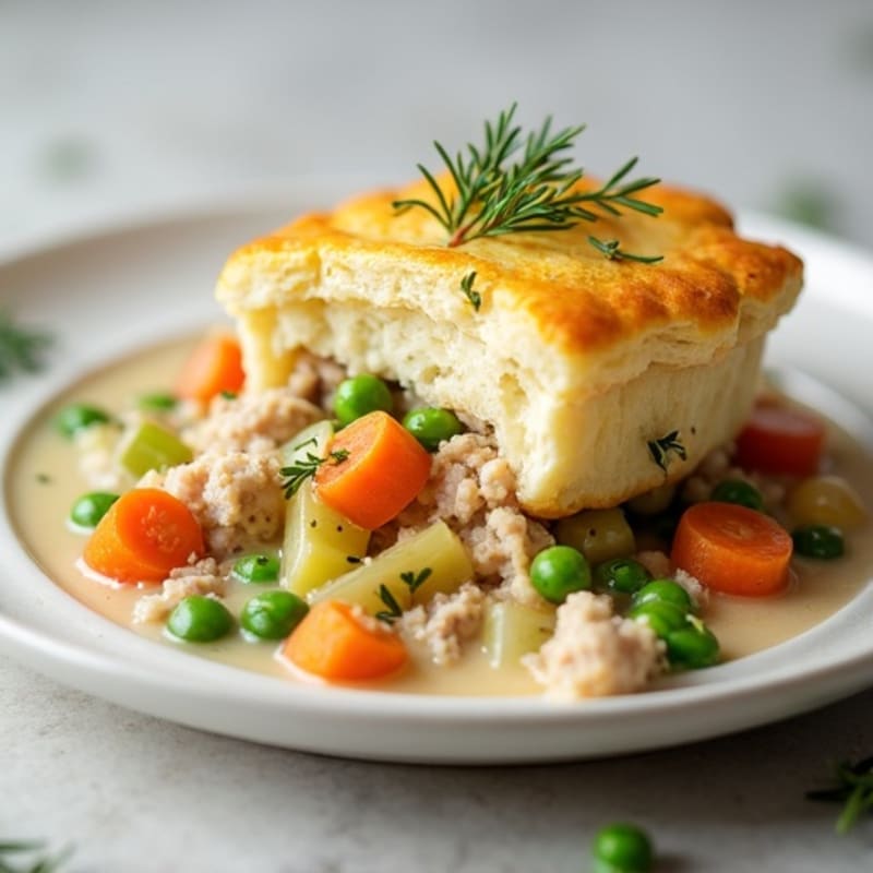 Wholesome Creamy Turkey Pot Pie
