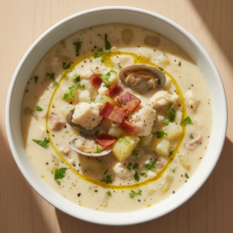Creamy New England Clam Chowder