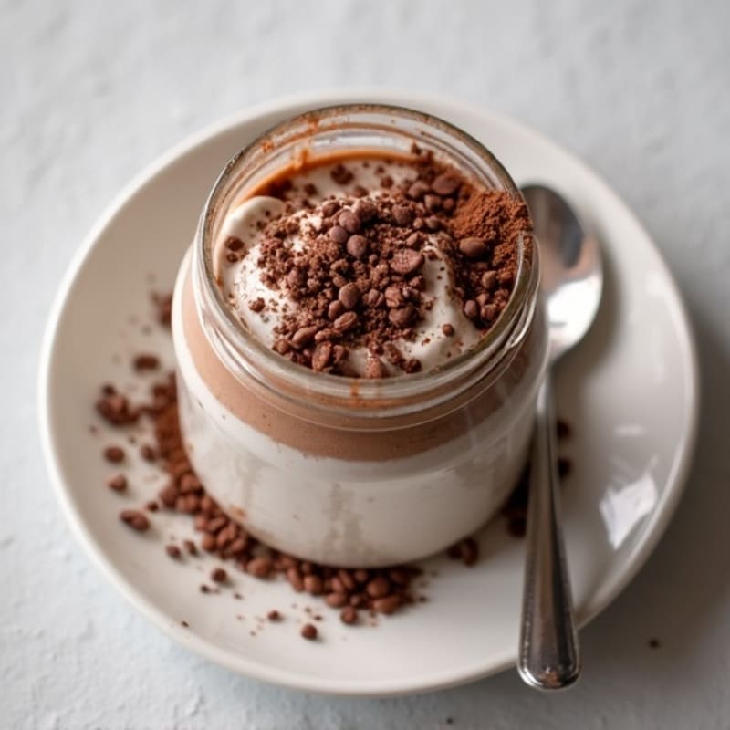 Silky Chocolate Protein Pudding with Greek Yogurt