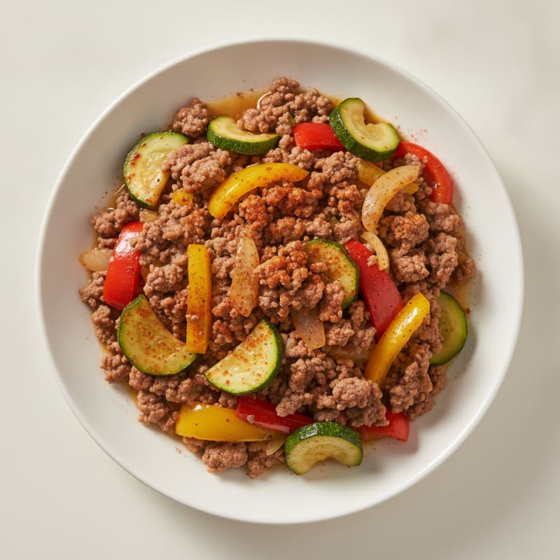 Ground Beef and Vegetable Skillet