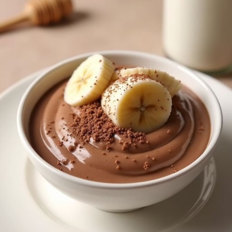 Cottage Cheese Chocolate Protein Pudding