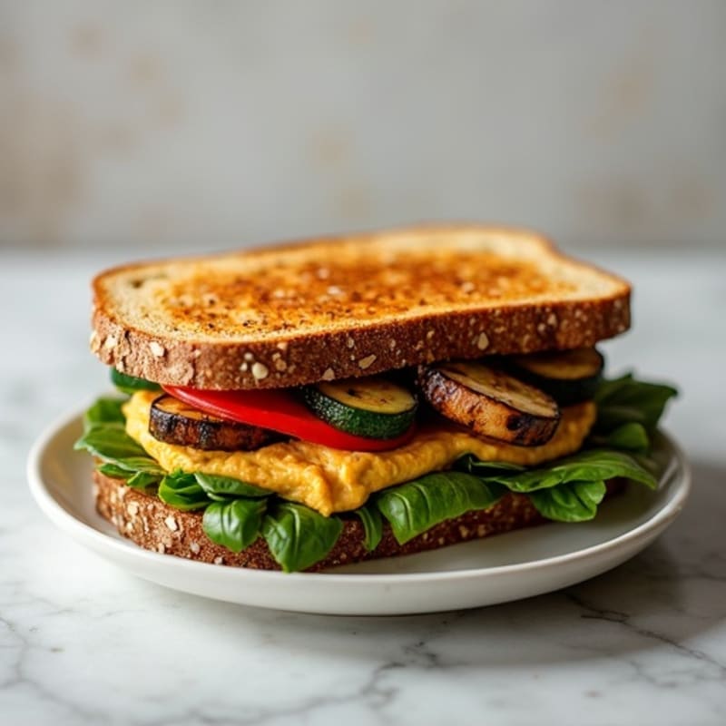 Hearty Grilled Veggie Sandwich