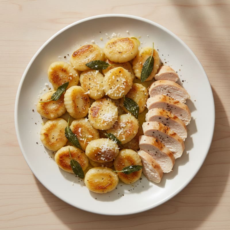 Ricotta Gnocchi with Sage Butter Sauce